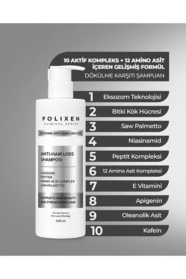 FLX-Arındırıcı Saç Dökülmesi Karşıtı Şampuan-400ML